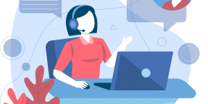 Free Call Center Customer Service vector and picture